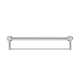 Nero Mecca Care 32mm Grab Rail With Towel Holder 600mm | Chrome |