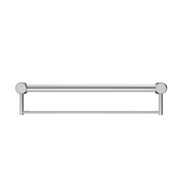 Nero Mecca Care 32mm Grab Rail With Towel Holder 600mm | Chrome |