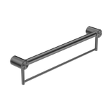 Nero Mecca Care 32mm Grab Rail With Towel Holder 600mm | Gun Metal |