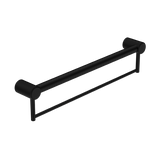Nero Mecca Care 32mm Grab Rail With Towel Holder 600mm | Matte Black |