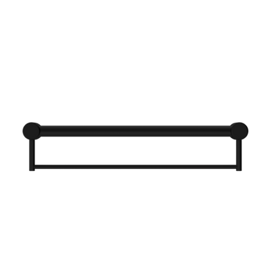 Nero Mecca Care 32mm Grab Rail With Towel Holder 600mm | Matte Black |