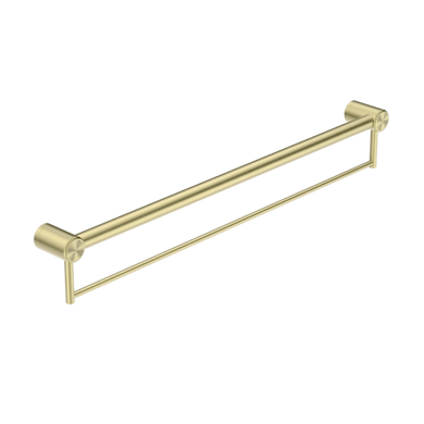 Nero Mecca Care 32mm Grab Rail With Towel Holder 900mm | Brushed Gold |