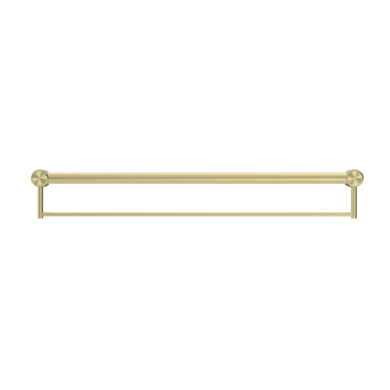 Nero Mecca Care 32mm Grab Rail With Towel Holder 900mm | Brushed Gold |