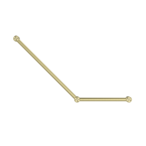Nero Mecca Care 32mm Ambulant Toilet Grab Rail 45 Degree 750x450mm | Brushed Gold |