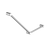 Nero Mecca Care 32mm Ambulant Toilet Grab Rail 45 Degree 750x450mm | Chrome |