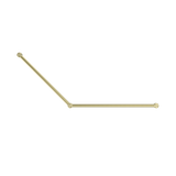 Nero Mecca Care 32mm DDA Grab Rail Set 45 Degree 750x900mm | Brushed Gold |