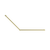Nero Mecca Care 32mm DDA Grab Rail Set 45 Degree 750x900mm | Brushed Gold |