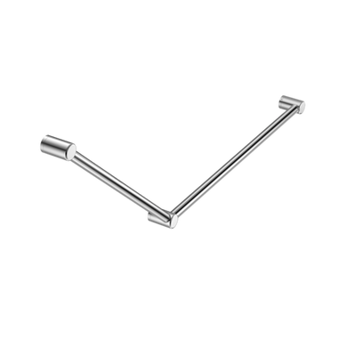 Nero Mecca Care 32mm DDA Grab Rail Set 45 Degree 750x900mm | Chrome |