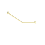 Nero Mecca Care 32mm Ambulant 45 Degree Bent Tube 450x650mm | Brushed Gold |