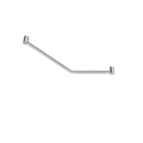 Nero Mecca Care 32mm Ambulant 45 Degree Bent Tube 450x650mm | Brushed Nickel |