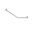 Nero Mecca Care 32mm Ambulant 45 Degree Bent Tube 450x650mm | Brushed Nickel |