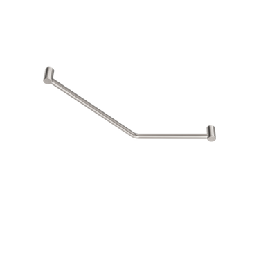 Nero Mecca Care 32mm Ambulant 45 Degree Bent Tube 450x650mm | Brushed Nickel |