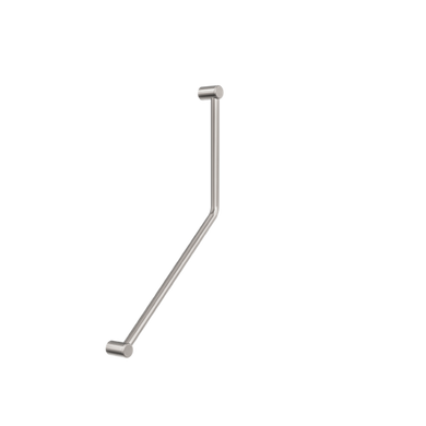 Nero Mecca Care 32mm Ambulant 45 Degree Bent Tube 450x650mm | Brushed Nickel |