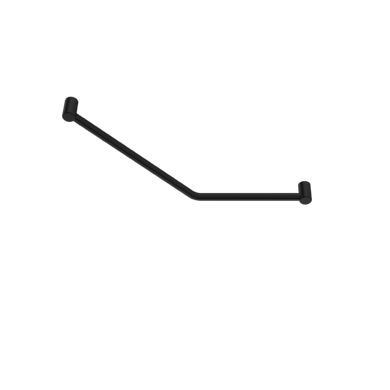 Nero Mecca Care 32mm Ambulant 45 Degree Bent Tube 450x650mm | Matte Black |