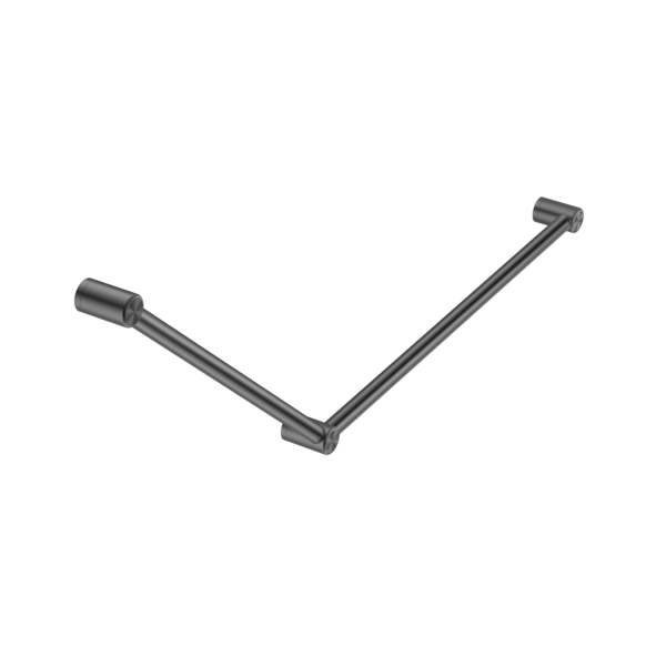 Nero Mecca Care 32mm DDA Grab Rail Set 45 Degree 750x900mm | Gun Metal |