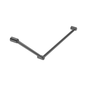 Nero Mecca Care 32mm DDA Grab Rail Set 45 Degree 750x900mm | Gun Metal |