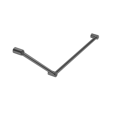 Nero Mecca Care 32mm DDA Grab Rail Set 45 Degree 750x900mm | Gunmetal |