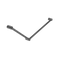 Nero Mecca Care 32mm DDA Grab Rail Set 45 Degree 750x900mm | Gun Metal |