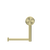 Nero Mecca Care Heavy Duty Toilet Roll Holder | Brushed Gold |