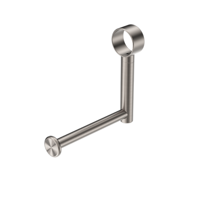 Nero Mecca Care Add On Toilet Roll Holder | Brushed Nickel |