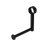 Nero Mecca Care Add On Toilet Roll Holder | Matte Black |
