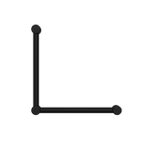 Nero Mecca Care 32mm Ambulant Toilet Grab Rail 90 Degree 450x450mm | Matte Black |