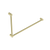 Nero Mecca Care 32mm DDA Grab Rail Set 90 Degree 600x1000mm | Brushed Gold |