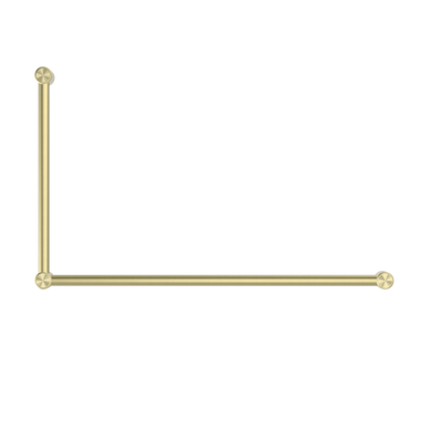 Nero Mecca Care 32mm DDA Grab Rail Set 90 Degree 600x1000mm | Brushed Gold |