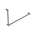 Nero Mecca Care 32mm DDA Grab Rail Set 90 Degree 600x1000mm | Brushed Bronze |