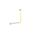 Nero Mecca Care 32mm Ambulant 90 Degree Bent Tube 450x450mm | Brushed Gold |