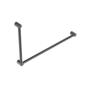 Nero Mecca Care 32mm DDA Grab Rail Set 90 Degree 600x1000mm | Gun Metal |