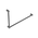 Nero Mecca Care 32mm DDA Grab Rail Set 90 Degree 600x1000mm | Gun Metal |
