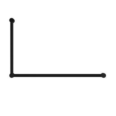 Nero Mecca Care 32mm DDA Grab Rail Set 90 Degree 600x1000mm | Matte Black |