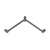 Nero Mecca Care 32mm Wrap Around Corner Grab Rail 600x600mm | Gun Metal |
