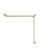 Nero Mecca Care 32mm DDA Toilet Grab Rail Set 90 Degree Continuous 600x1065x1025mm | Brushed Gold |