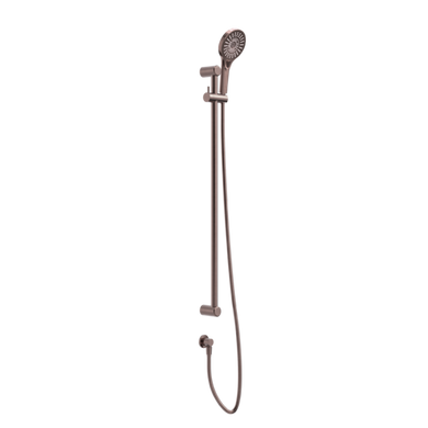 Nero Mecca Care 25mm Grab Rail And Adjustable Shower Rail Set 900mm | Brushed Bronze |