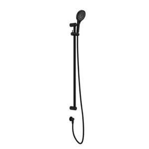 Nero Mecca Care 25mm Grab Rail And Adjustable Shower Rail Set 900mm | Matte Black |