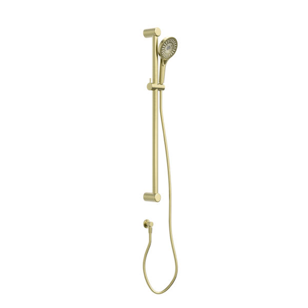 Nero Mecca Care 32mm Grab Rail And Adjustable Shower Rail Set 900mm | Brushed Gold |