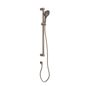 Nero Mecca Care 32mm Grab Rail And Adjustable Shower Rail Set 900mm | Brushed Bronze |