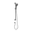 Nero Mecca Care 32mm Grab Rail And Adjustable Shower Rail Set 900mm | Gun Metal |