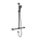 Nero Mecca Care 32mm T Bar Grab Rail And Adjustable Shower Rail Set 1100x750mm | Matte Black |