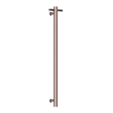 Nero Mecca Heated Vertical Towel Rail | Brushed Bronze |