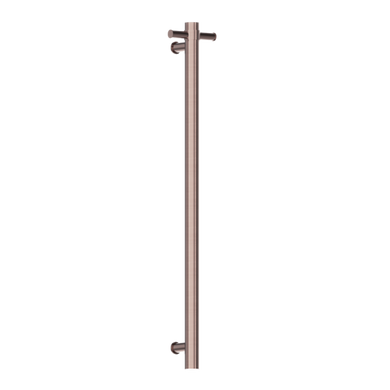 Nero Mecca Heated Vertical Towel Rail | Brushed Bronze |