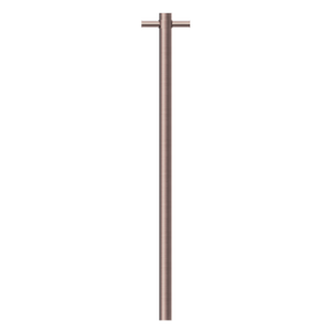 Nero Mecca Heated Vertical Towel Rail | Brushed Bronze |
