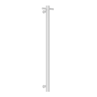 Nero Mecca Heated Vertical Towel Rail | Matte White |