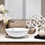 Oasis Slim MK2 Round 400mm Above-Counter Basin, Matte White