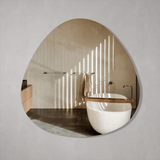 Delphi Egg Frameless Mirror with Polished Edge | 2 sizes available, from 800mm and 1000mm |