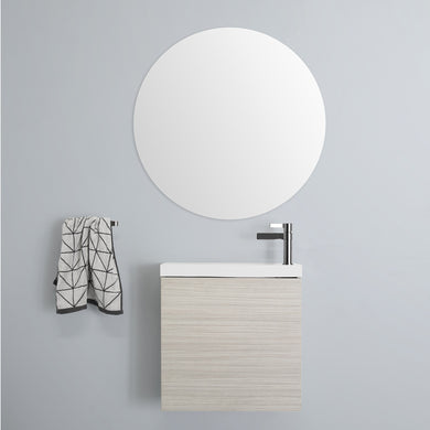 ADP Petite Wall Hung 550mm Single Bowl Vanity Cabinet