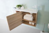 ADP Petite Shelf Wall Hung 800mm Single Right Offset Bowl Vanity Cabinet