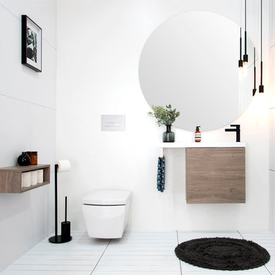 ADP Petite Rail Wall Hung 550mm Cabinet 800mm Top Single Bowl Vanity Cabinet